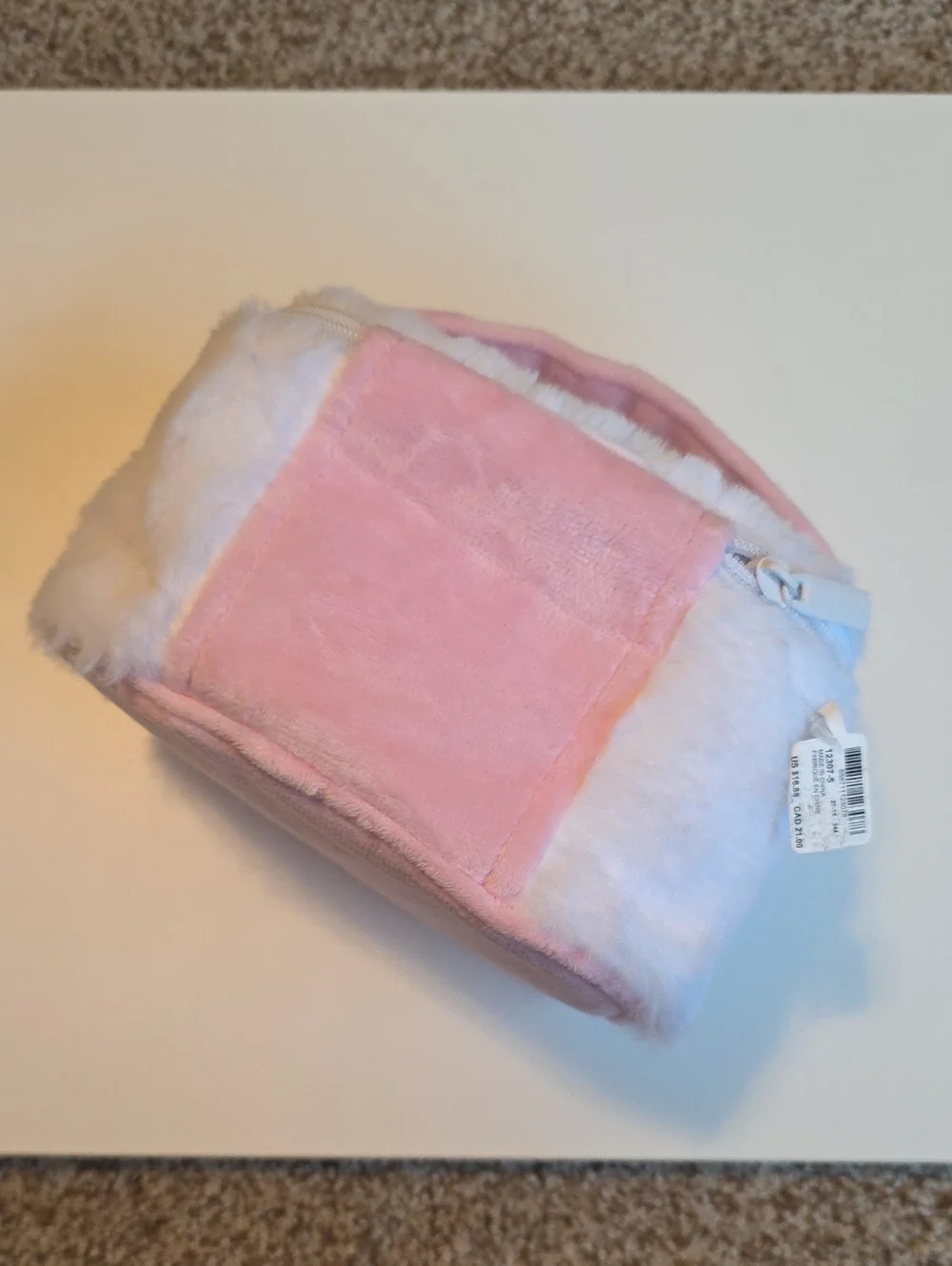 Claire's Fuzzy Makeup Bag And Girl's Stud Earrings And Pendants